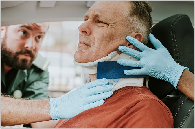 Image of an injured person